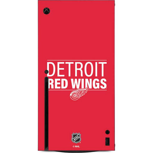 NHL Detroit Red Wings Lineup Xbox Series X Console Skin