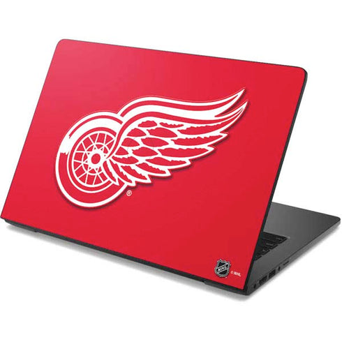 NHL Detroit Red Wings Solid Background Dell Chromebook Skin