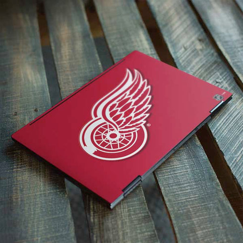 NHL Detroit Red Wings Solid Background HP Envy Skin