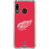 NHL Detroit Red Wings Solid Background Galaxy A30 Clear Case