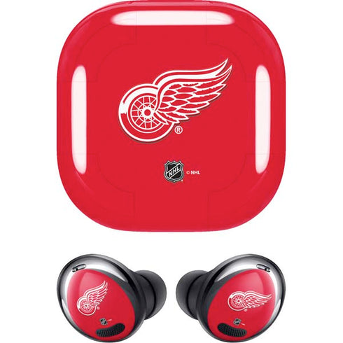 NHL Detroit Red Wings Solid Background Galaxy Buds Pro Skin