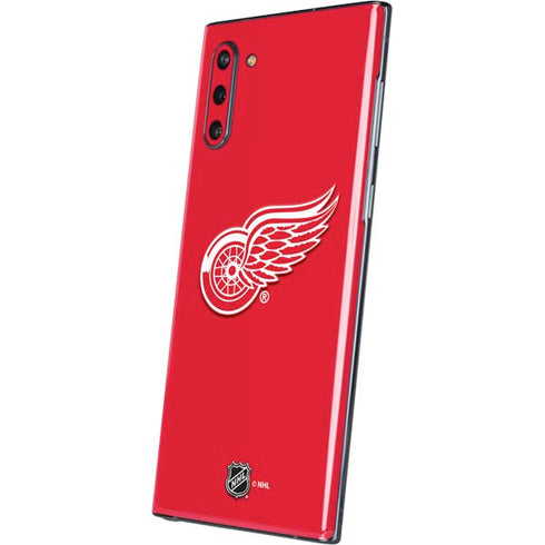 NHL Detroit Red Wings Solid Background Galaxy Note 10 Skin