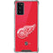NHL Detroit Red Wings Solid Background Galaxy Note20 5G Clear Case