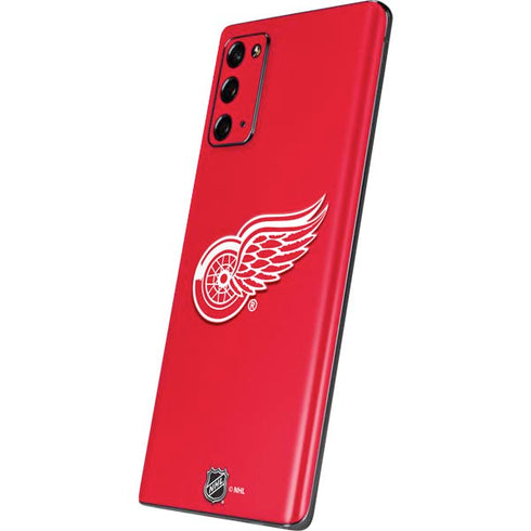 NHL Detroit Red Wings Solid Background Galaxy Note20 5G Skin