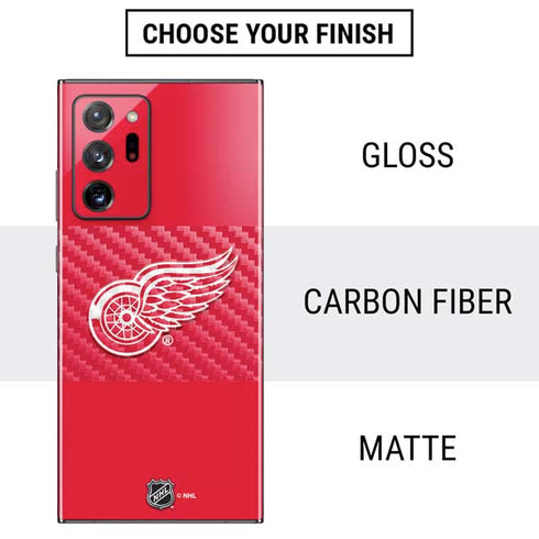 NHL Detroit Red Wings Solid Background Galaxy Note20 Ultra 5G Skin