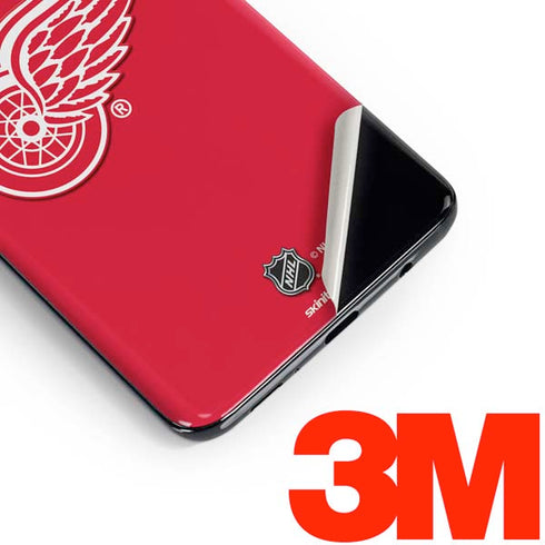 NHL Detroit Red Wings Solid Background Galaxy S10 Skin