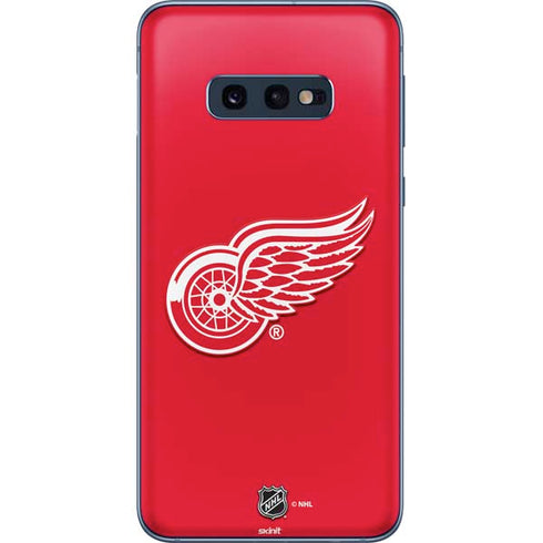 NHL Detroit Red Wings Solid Background Galaxy S10e Skin