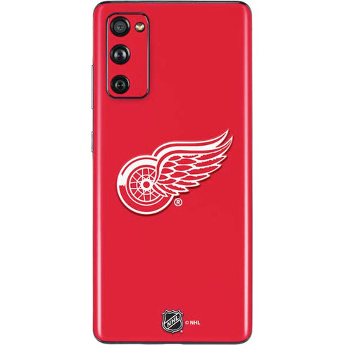 NHL Detroit Red Wings Solid Background Galaxy S20 Fan Edition Skin