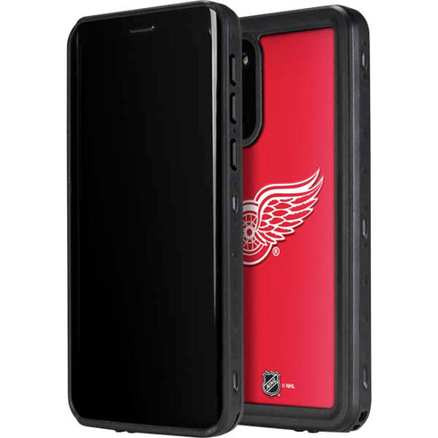 NHL Detroit Red Wings Solid Background Galaxy S20 Plus Waterproof Case