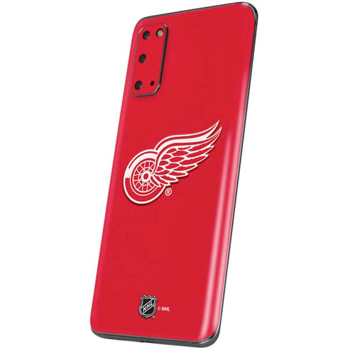 NHL Detroit Red Wings Solid Background Galaxy S20 Skin