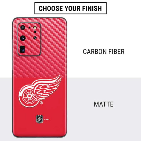 NHL Detroit Red Wings Solid Background Galaxy S20 Ultra 5G Skin