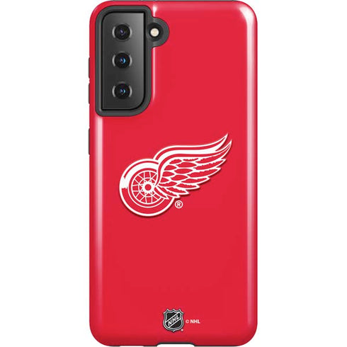 NHL Detroit Red Wings Solid Background Galaxy S21 5G Pro Case