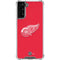 NHL Detroit Red Wings Solid Background Galaxy S21 FE Clear Case