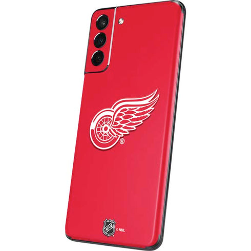 NHL Detroit Red Wings Solid Background Galaxy S21 Plus 5G Skin
