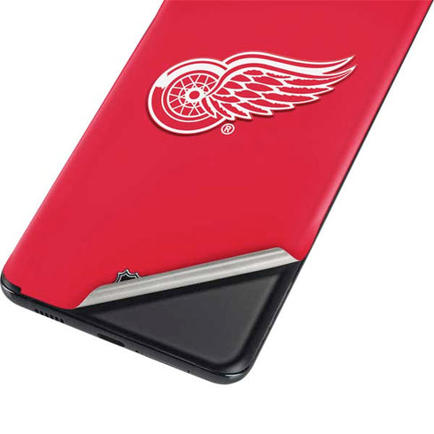 NHL Detroit Red Wings Solid Background Galaxy S21 Plus 5G Skin