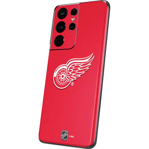 NHL Detroit Red Wings Solid Background Galaxy S21 Ultra 5G Skin