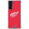 NHL Detroit Red Wings Solid Background Galaxy S22 Clear Case