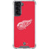 NHL Detroit Red Wings Solid Background Galaxy S22 Clear Case