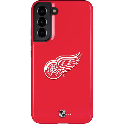 NHL Detroit Red Wings Solid Background Galaxy S22 Plus Pro Case