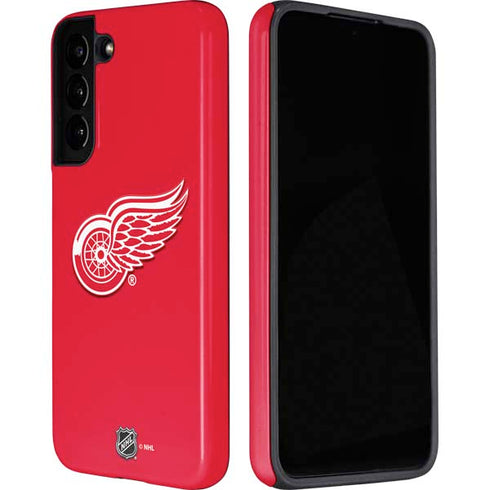 NHL Detroit Red Wings Solid Background Galaxy S22 Plus Pro Case