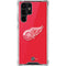 NHL Detroit Red Wings Solid Background Galaxy S22 Ultra Clear Case