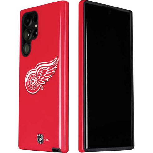 NHL Detroit Red Wings Solid Background Galaxy S22 Ultra Pro Case