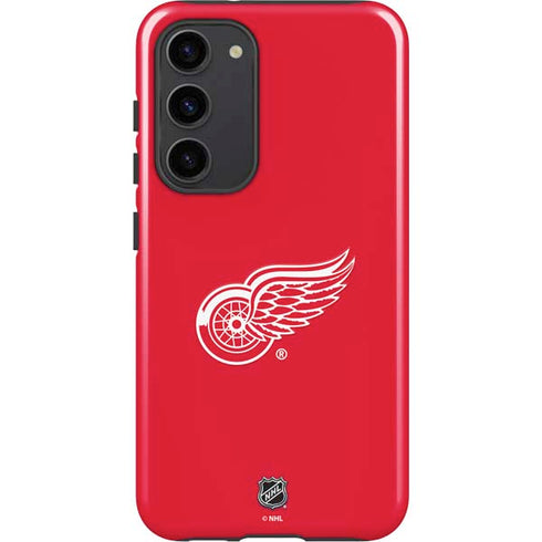 NHL Detroit Red Wings Solid Background Galaxy S23 Plus Pro Case