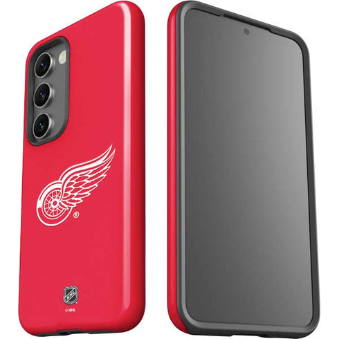 NHL Detroit Red Wings Solid Background Galaxy S23 Plus Pro Case