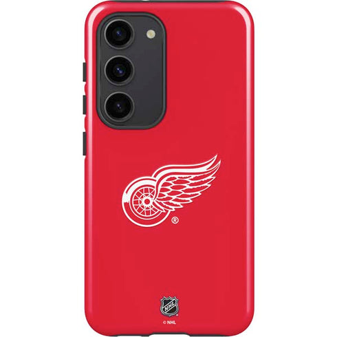 NHL Detroit Red Wings Solid Background Galaxy S23 Pro Case