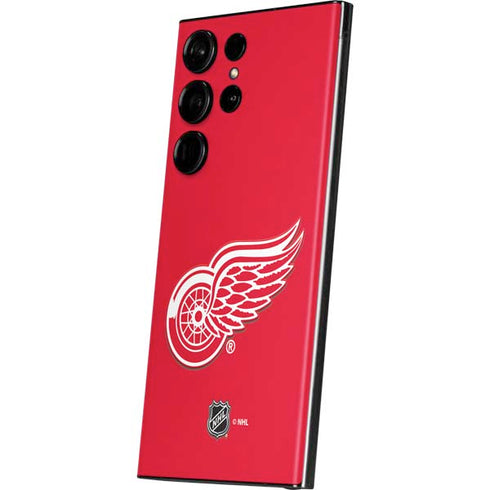 NHL Detroit Red Wings Solid Background Galaxy S23 Ultra Skin