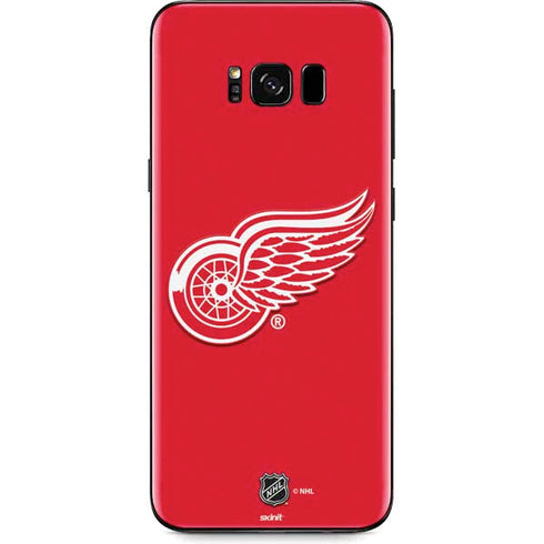 NHL Detroit Red Wings Solid Background Galaxy S8 Plus Skin