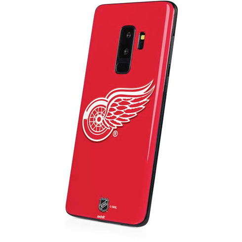NHL Detroit Red Wings Solid Background Galaxy S9 Plus Skin