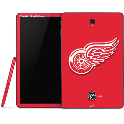 NHL Detroit Red Wings Solid Background Samsung Galaxy Tab Skin