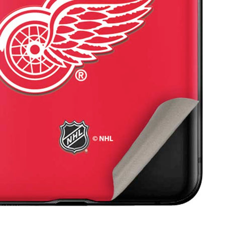 NHL Detroit Red Wings Solid Background Galaxy Z Flip Skin