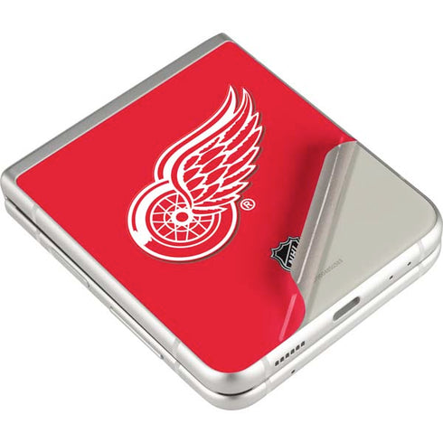 NHL Detroit Red Wings Solid Background Galaxy Z Flip3 5G Skin