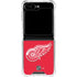 NHL Detroit Red Wings Solid Background Galaxy Z Flip5 5G Clear Case