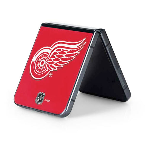 NHL Detroit Red Wings Solid Background Galaxy Z Flip5 5G Skin