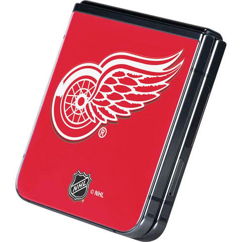 NHL Detroit Red Wings Solid Background Galaxy Z Flip5 5G Skin
