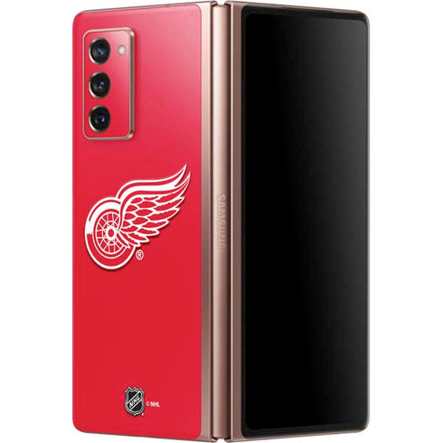 NHL Detroit Red Wings Solid Background Galaxy Z Fold2 5G Skin