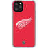 NHL Detroit Red Wings Solid Background iPhone 11 Pro Clear Case
