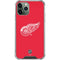 NHL Detroit Red Wings Solid Background iPhone 11 Pro Max Clear Case