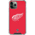 NHL Detroit Red Wings Solid Background iPhone 11 Pro Max Clear Case