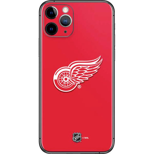 NHL Detroit Red Wings Solid Background iPhone 11 Pro Skin