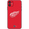 NHL Detroit Red Wings Solid Background iPhone 11 Skin