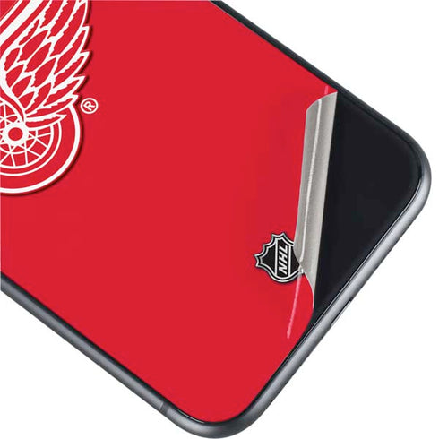 NHL Detroit Red Wings Solid Background iPhone 11 Skin