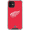 NHL Detroit Red Wings Solid Background iPhone 12 Clear Case