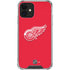 NHL Detroit Red Wings Solid Background iPhone 12 Clear Case