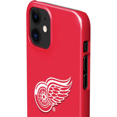 NHL Detroit Red Wings Solid Background iPhone 12 Mini Lite Case
