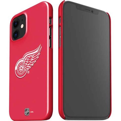 NHL Detroit Red Wings Solid Background iPhone 12 Mini Lite Case
