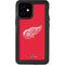 NHL Detroit Red Wings Solid Background iPhone 12 Mini Waterproof Case